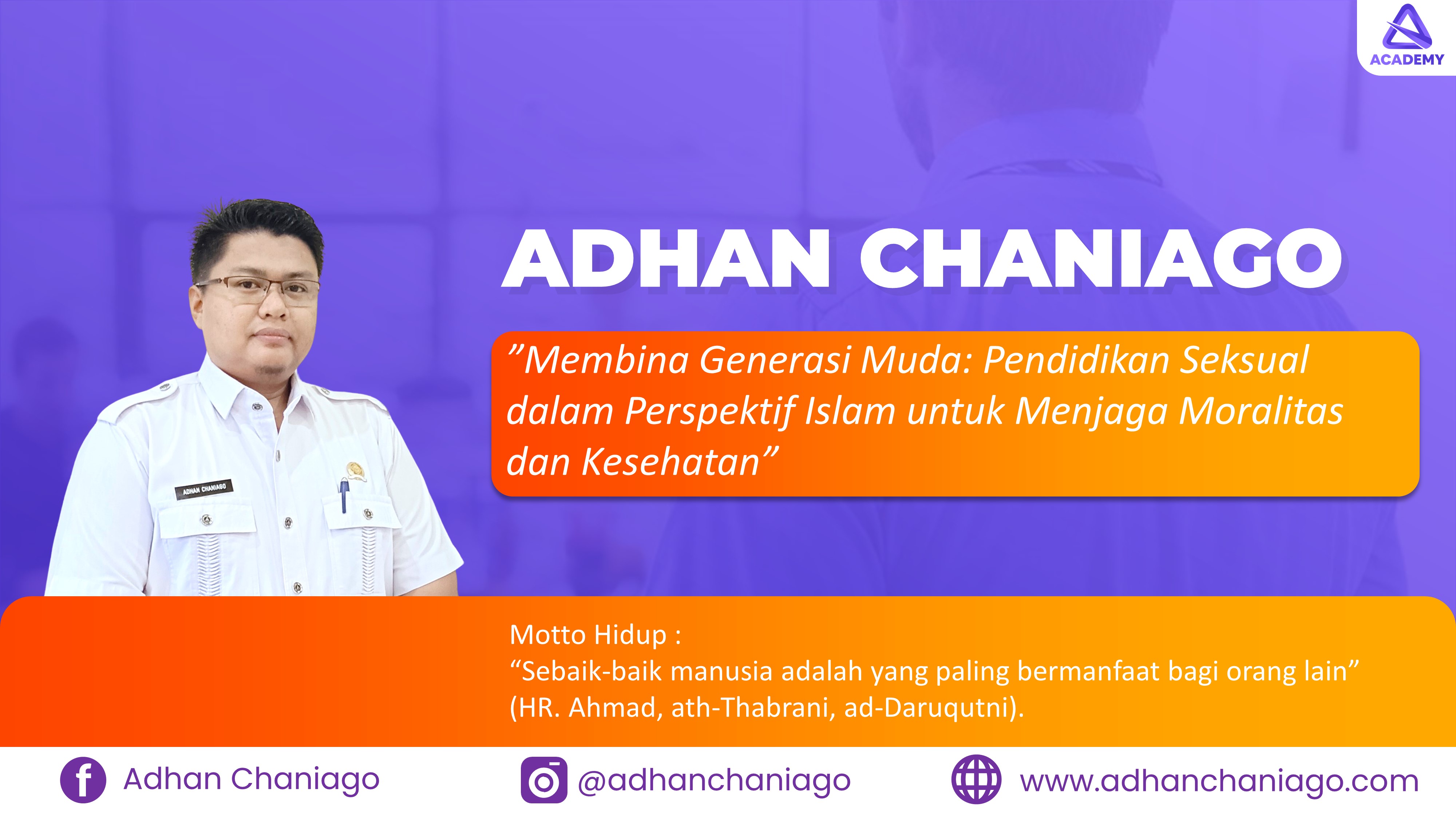 Membina Generasi Muda: Pendidikan Seksual dalam Perspektif Islam untuk Menjaga Moralitas dan Kesehatan.