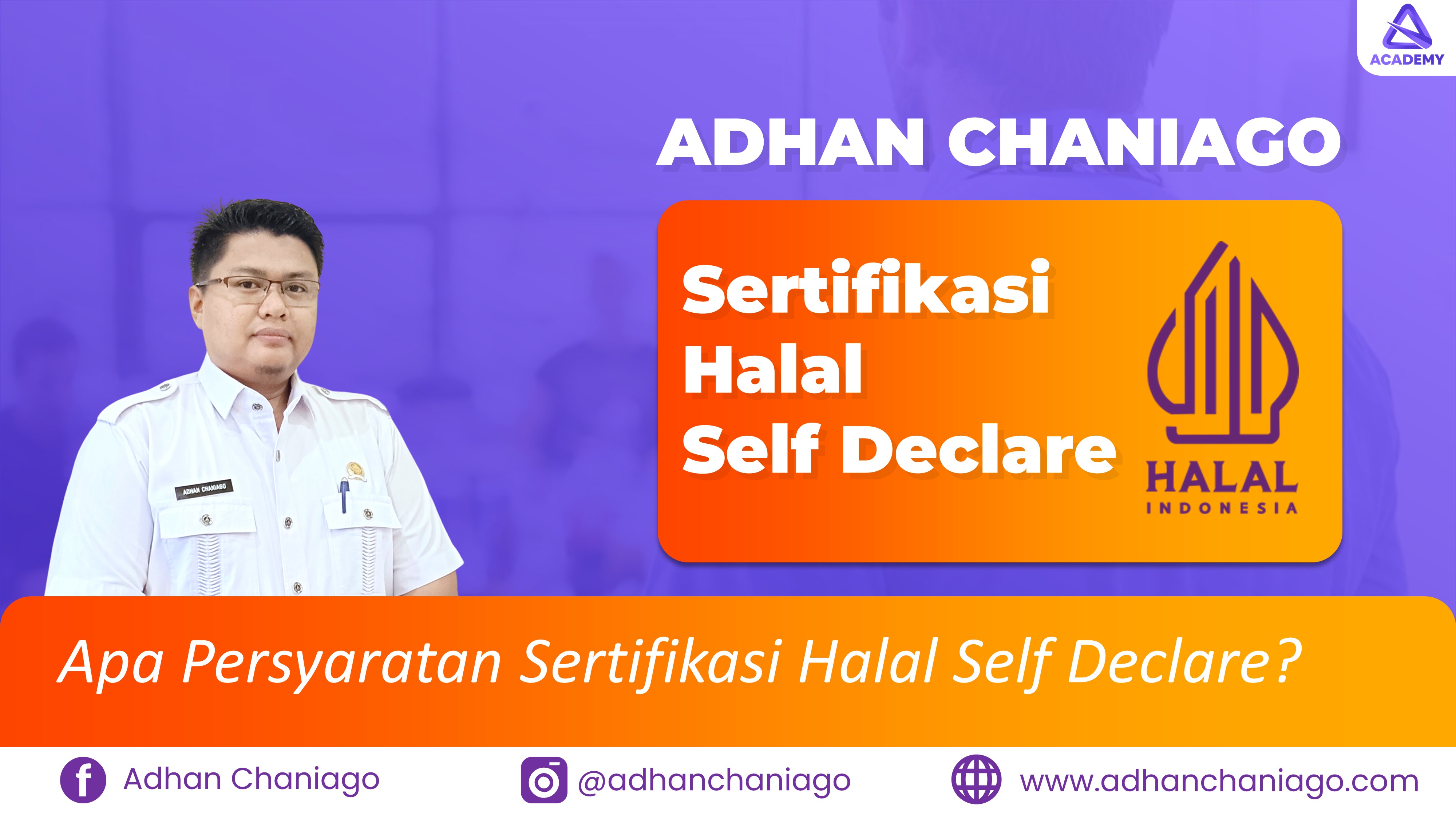 Apa Persyaratan Sertifikasi Halal Self Declare?